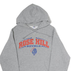 RUSSELL ATHLETIC Mens Grey Rose Hill Royals Pullover Hoodie S Sports Print