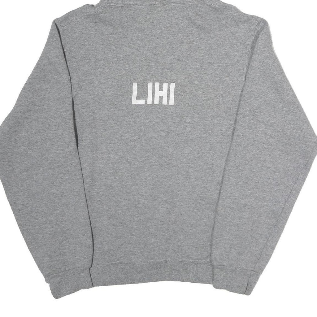 RUSSELL ATHLETIC Mens Grey Rose Hill Royals Pullover Hoodie S Sports Print