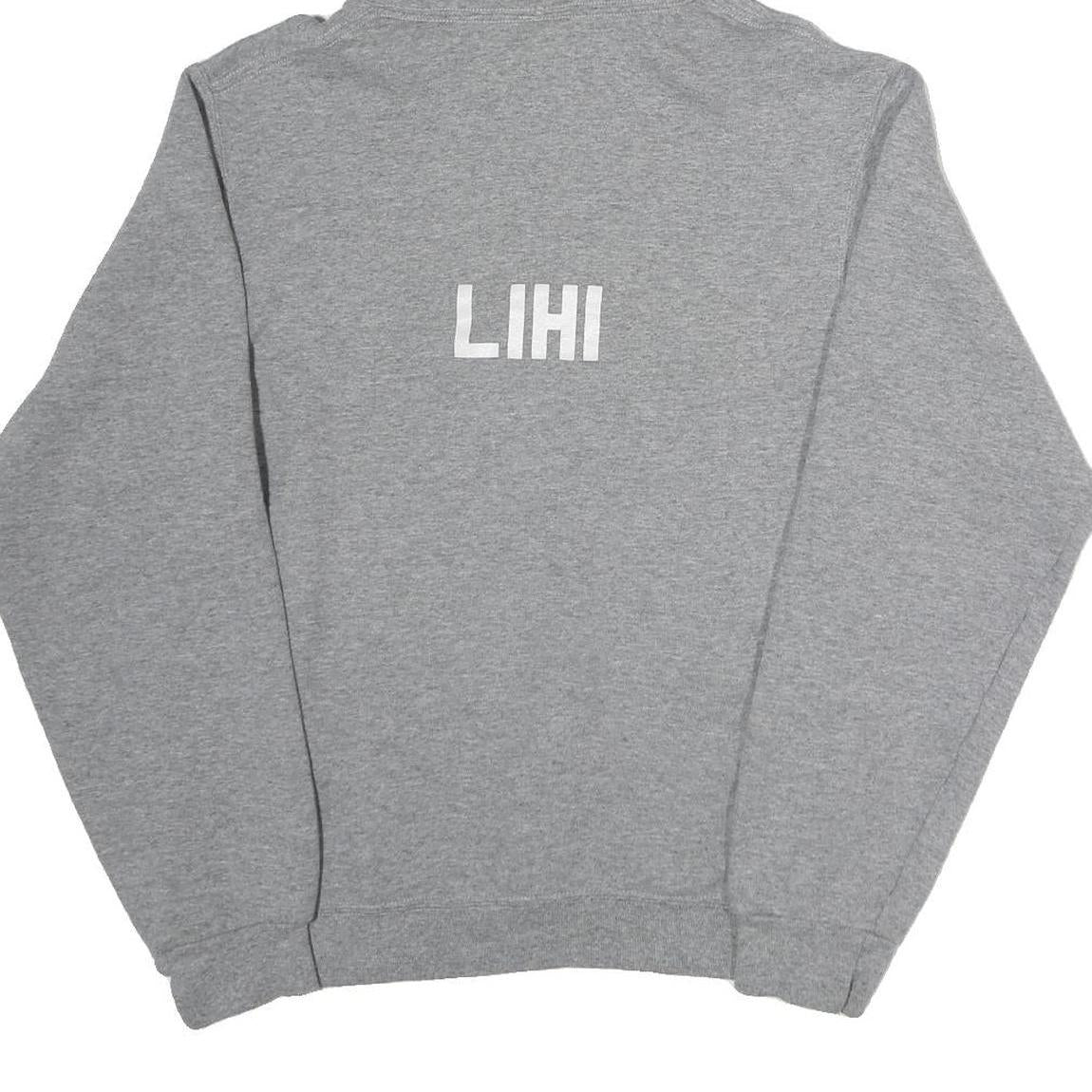 RUSSELL ATHLETIC Mens Grey Rose Hill Royals Pullover Hoodie S Sports Print