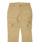 CARHARTT Mens Jeans Beige Regular Straight Denim Raw Cotton Blend W30 L29