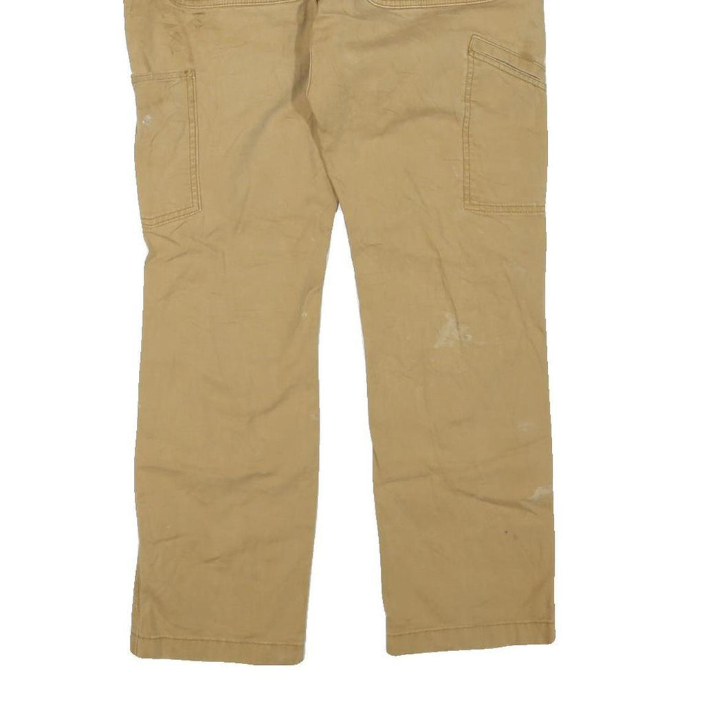 CARHARTT Mens Jeans Beige Regular Straight Denim Raw Cotton Blend W30 L29