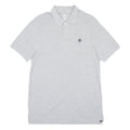 NIKE Mens Grey Short Sleeve Plain Polo Shirt L Cotton Blend Casual