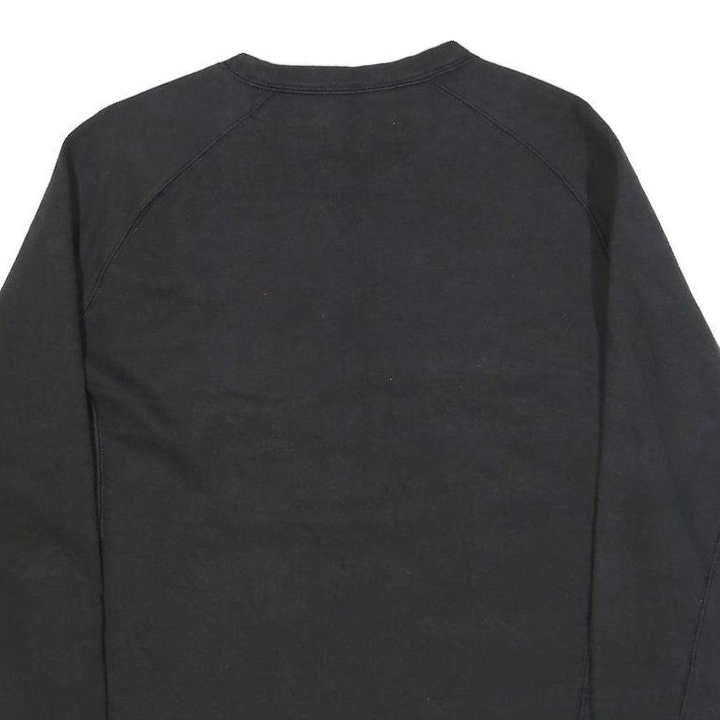 CHAMPION Mens Black Cotton Blend Crew Neck M Sweatshirt Pullover Logo