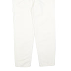 LAURA BIAGIOTTI Womens Cotton Blend White Regular Fit Straight Trousers W32 L28