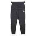 ADIDAS Mens Joggers Black & White L W32 L28 Slim Tapered Athletic Sportswear