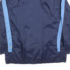 NIKE Mens Blue & Light Blue Track Jacket XL Nylon Plain Zip Sportswear