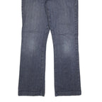 GUESS Womens Blue Regular Straight Denim W30 L30 Cotton Blend Zip Comfortable