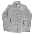 BERGHAUS Womens Grey Jacket UK 10 Polyester Blend Zip Casual Outdoor