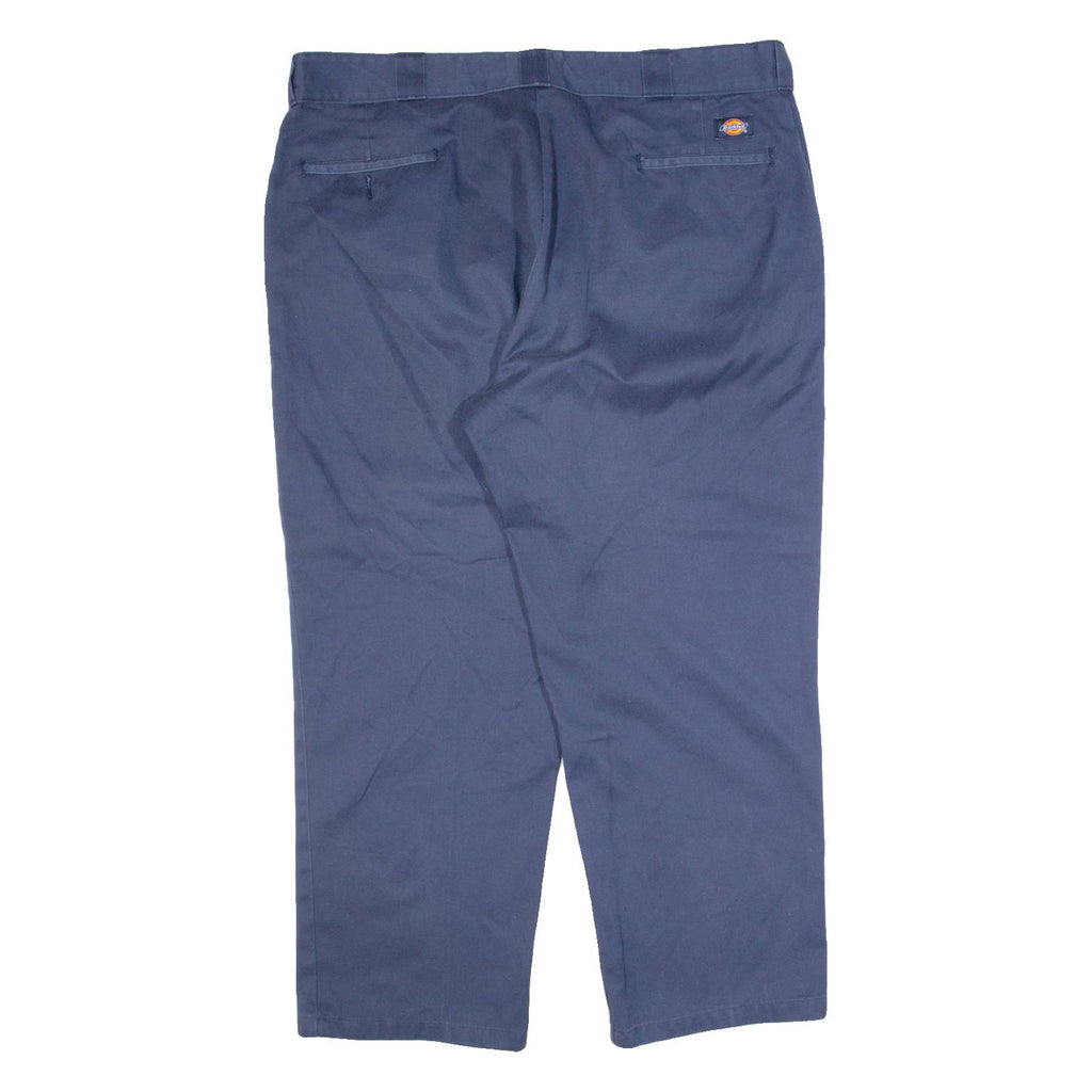 DICKIES 874 Workwear Mens Trousers Blue Regular Straight W42 L30