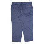 DICKIES 874 Workwear Mens Trousers Blue Regular Straight W42 L30