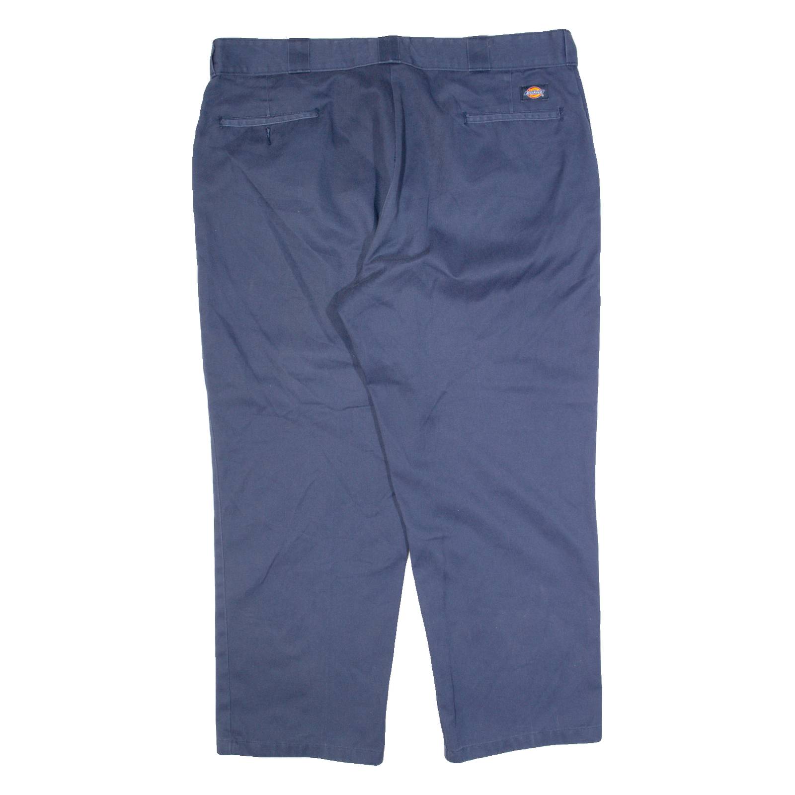 DICKIES 874 Workwear Mens Trousers Blue Regular Straight W42 L30