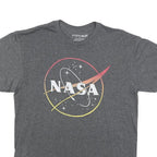 FIFTHSUN Mens Grey NASA Graphic T-Shirt M Short Sleeve Crew Neck