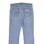 CARHARTT Mens Jeans Blue Regular Straight Denim Medium W31 L30 Classic Cotton