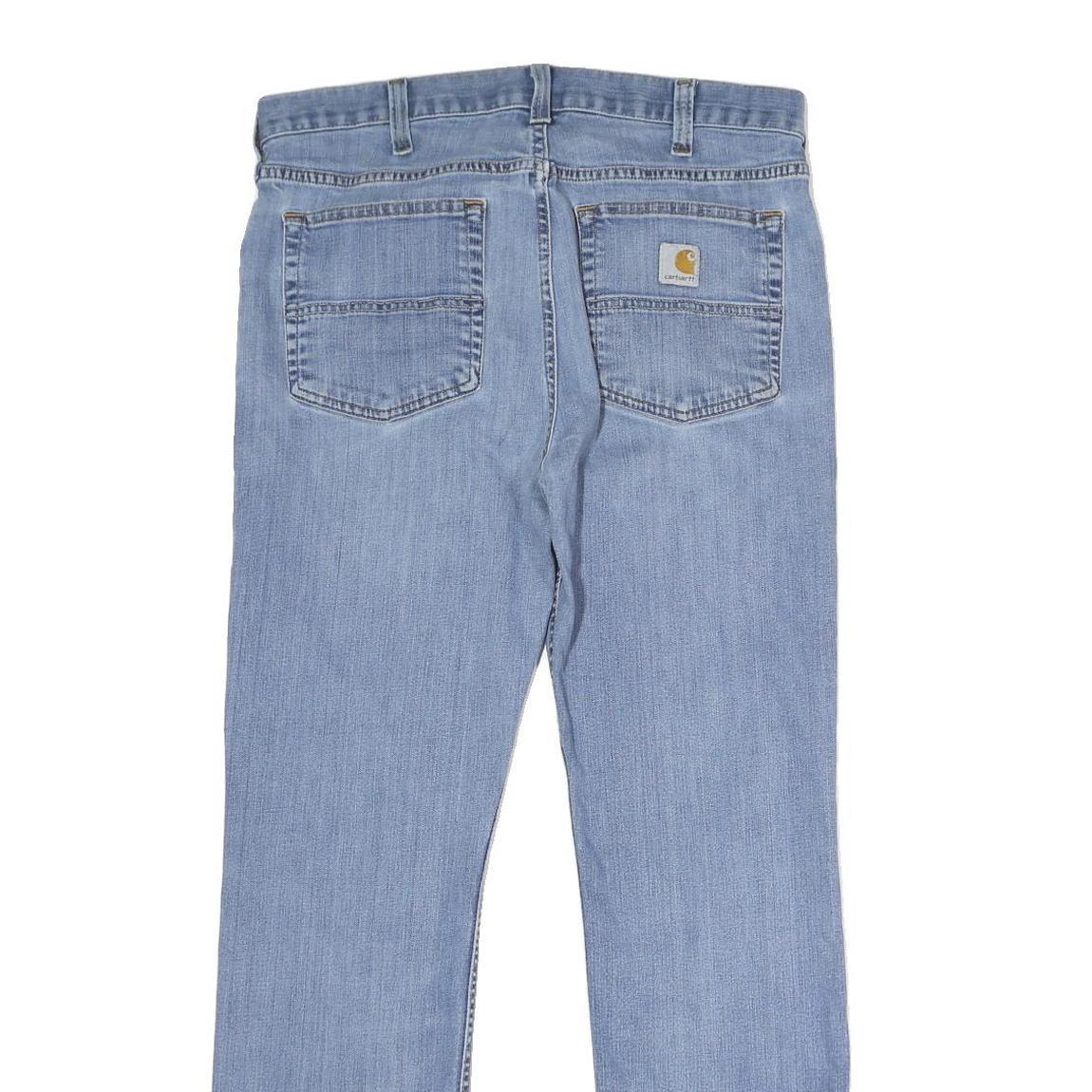 CARHARTT Mens Jeans Blue Regular Straight Denim Medium W31 L30 Classic Cotton