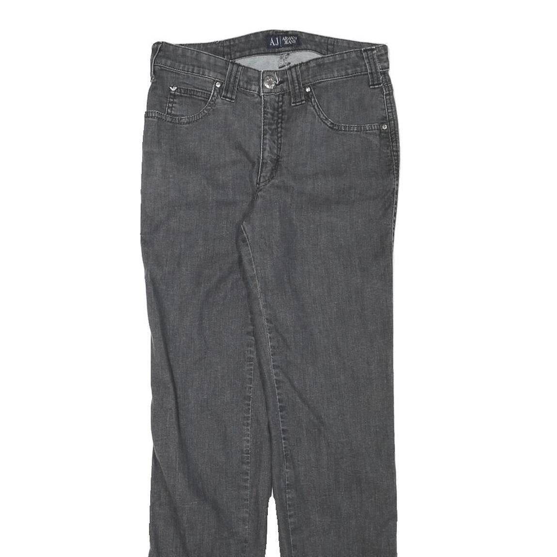 ARMANI JEANS Womens Jeans Black Slim Skinny Denim Medium W26 L28 Stylish