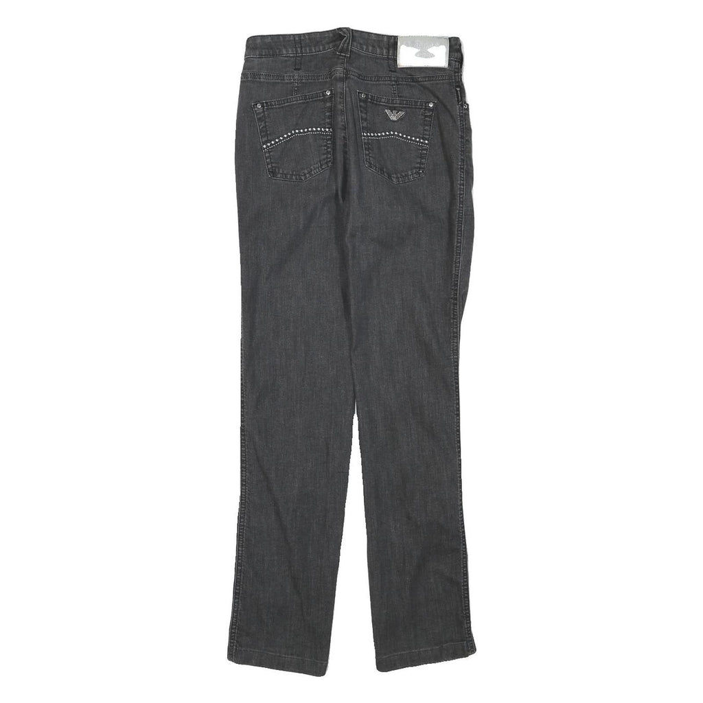 ARMANI JEANS Womens Jeans Black Slim Skinny Denim Medium W26 L28 Stylish