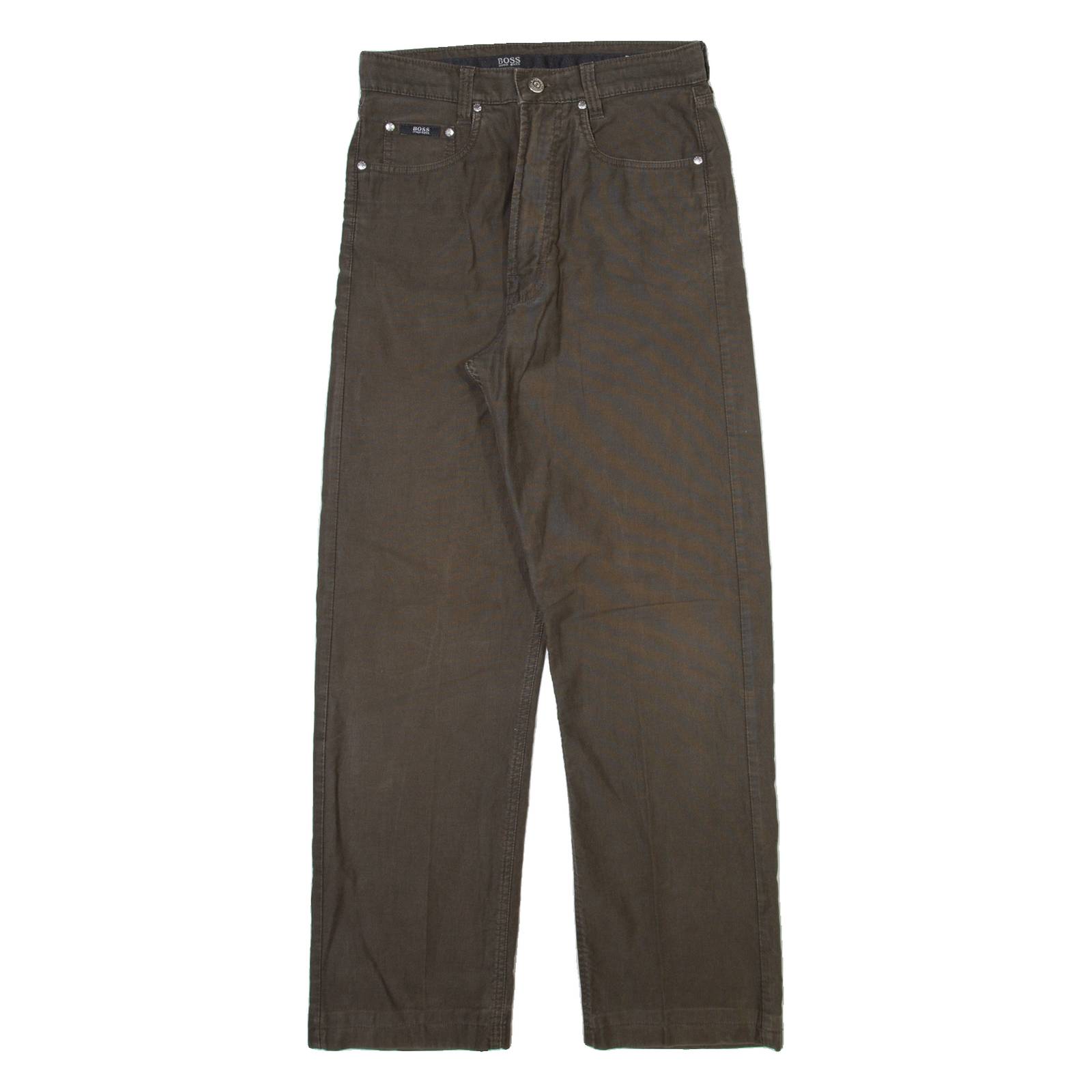 BOSS Mens Trousers Grey Regular Straight W28 L29