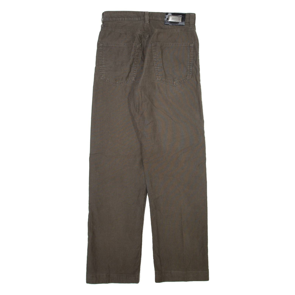 BOSS Mens Trousers Grey Regular Straight W28 L29