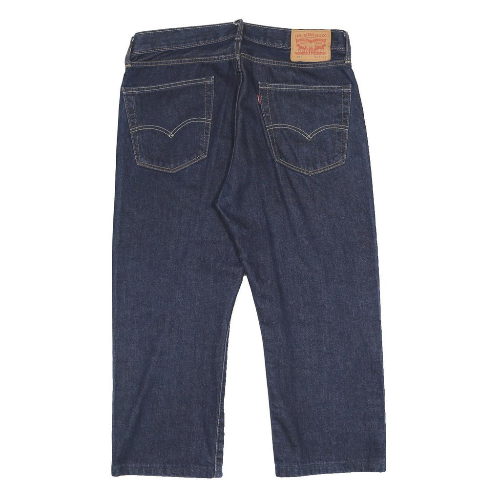 LEVI'S 751 Mens Jeans Blue Regular Straight Denim Medium W36 L23 Zip Closure