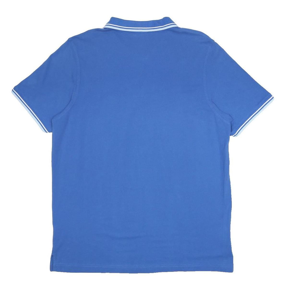 LOTTO Mens Blue Polo Shirt 3XL Cotton Short Sleeve Basic Tipped Collar