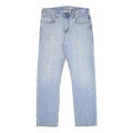 CARHARTT Mens Jeans Light Blue Relaxed Straight Denim W32 L30 Zip Cotton Blend
