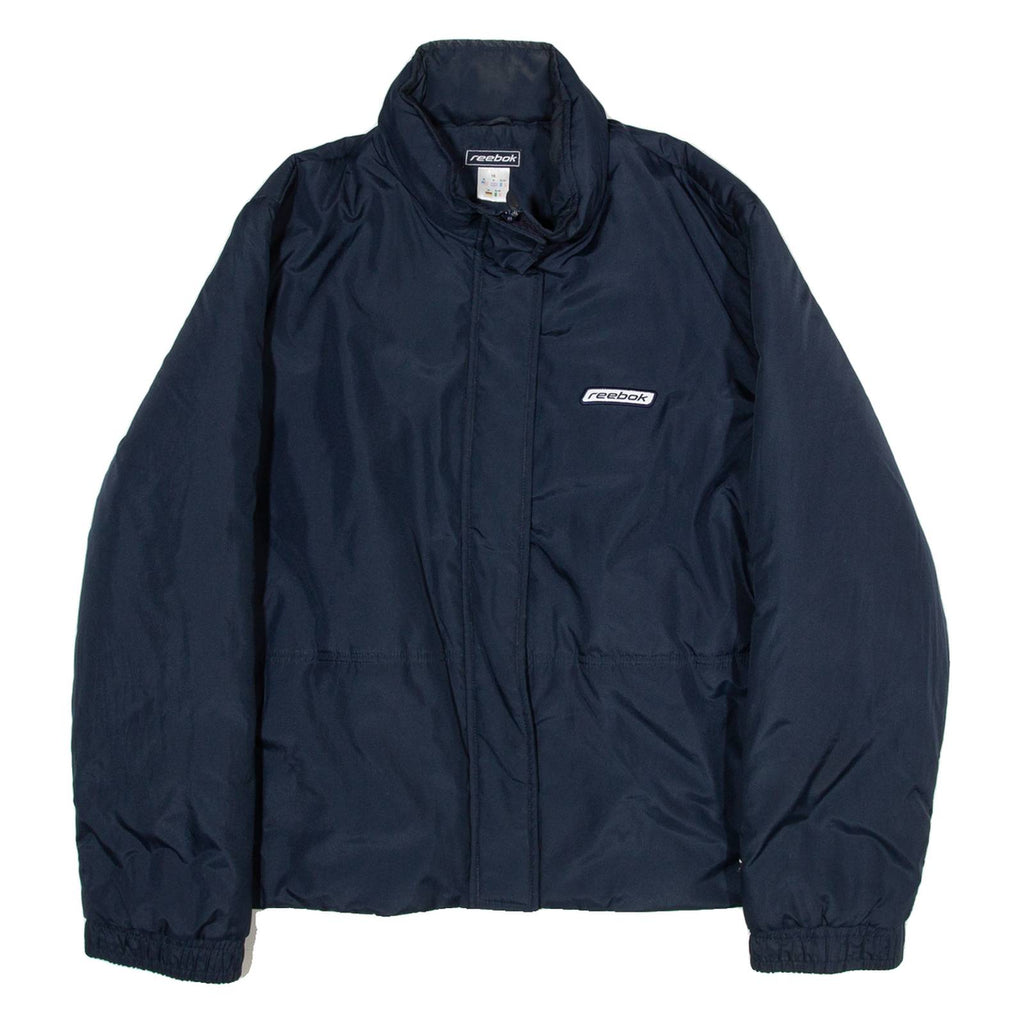 REEBOK Insulated Womens Puffer Jacket Blue UK 16