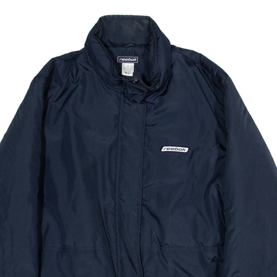 REEBOK Insulated Womens Puffer Jacket Blue UK 16