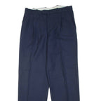 Womens Trousers Blue Regular Tapered W32 L32