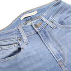 LEVI'S 721 Womens Jeans Blue Slim Skinny Denim Light W22 L30 Stretch Cotton