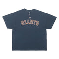 MAJESTIC Mens Navy Giants Graphic T-Shirt XL Short Sleeve Crew Neck Sportswear