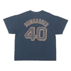 MAJESTIC Mens Navy Giants Graphic T-Shirt XL Short Sleeve Crew Neck Sportswear