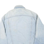 LEVI'S Mens Blue Cotton Blend Denim Jacket XL Button Regular Fit Casual