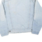 LEVI'S Mens Blue Cotton Blend Denim Jacket XL Button Regular Fit Casual