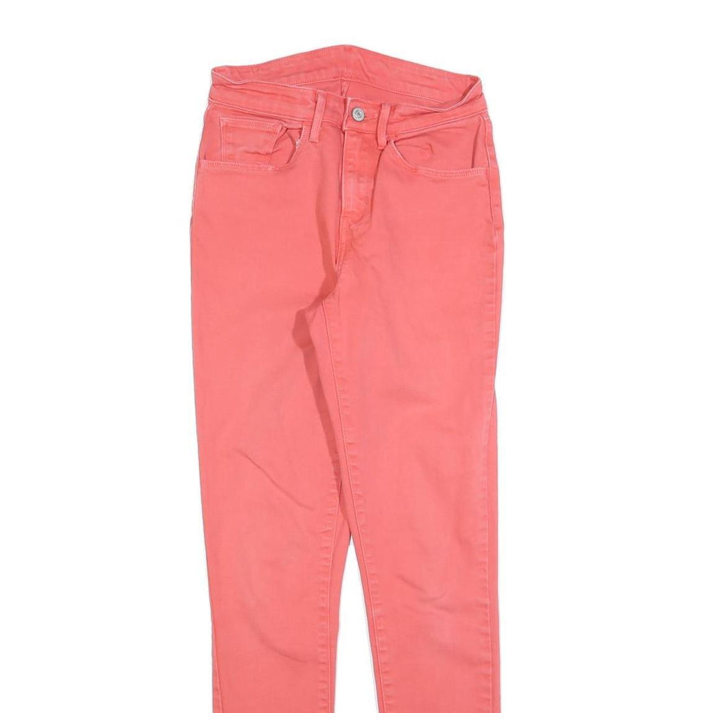 LEVI'S Womens Slim Pink Jeans Cotton Blend W26 L30 Comfort Stretch Casual