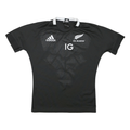 ADIDAS Womens Black & White All Blacks Graphic T-Shirt L Short Sleeve Crew Neck