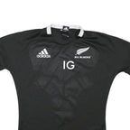 ADIDAS Womens Black & White All Blacks Graphic T-Shirt L Short Sleeve Crew Neck