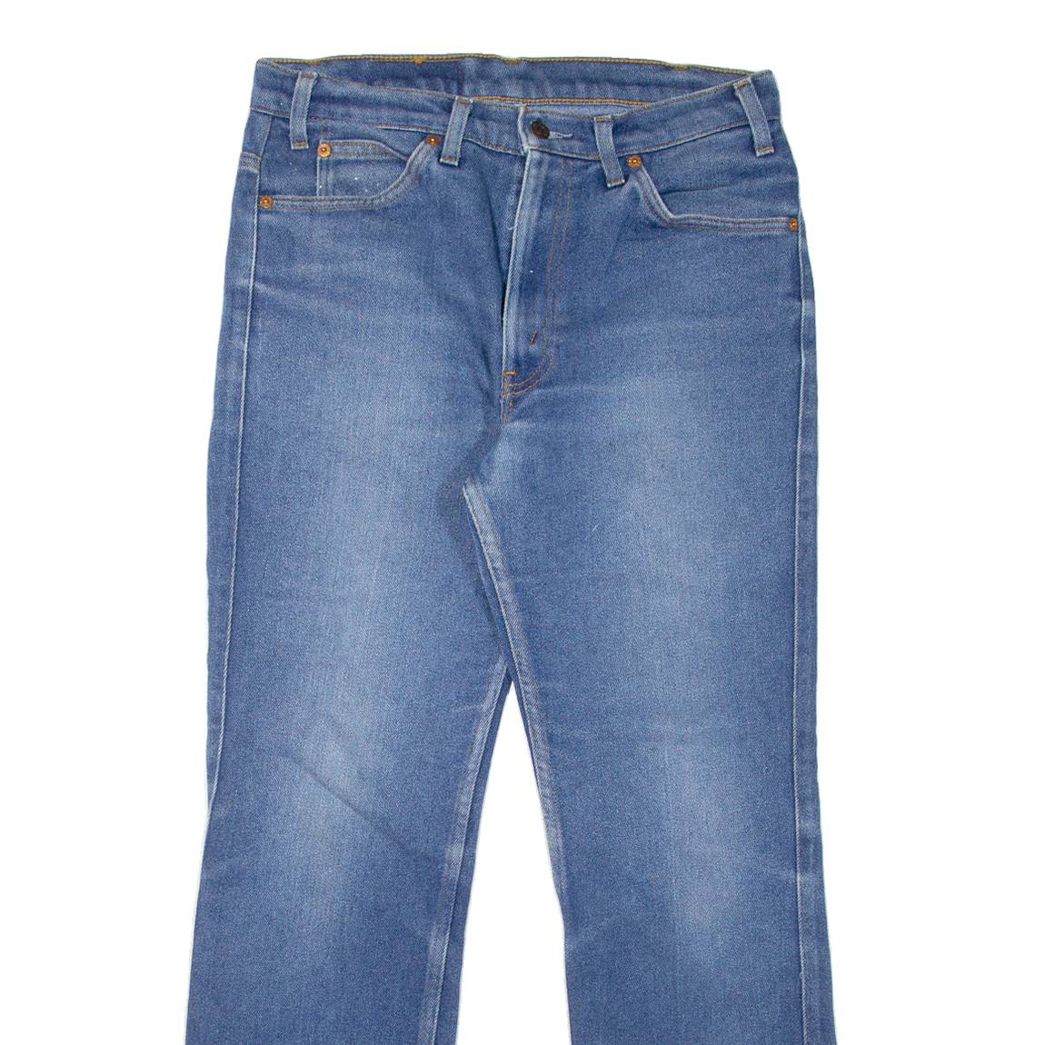 LEVI'S 417 22 Orange Tab Mens Jeans Blue Straight 90s W31 L27