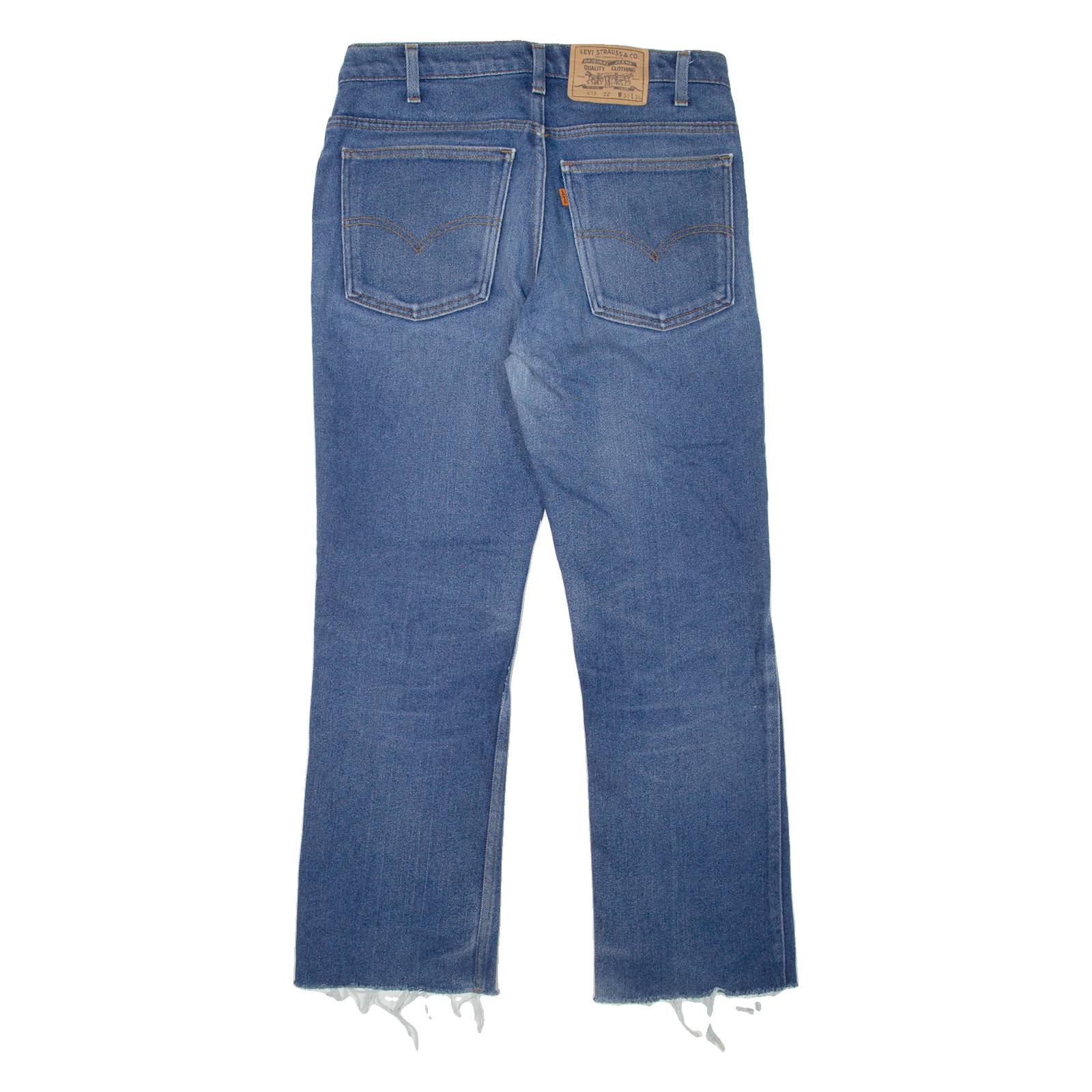 LEVI'S 417 22 Orange Tab Mens Jeans Blue Straight 90s W31 L27