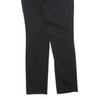 DICKIES Womens Cotton Blend Black Slim Slim Fit Straight Leg Trousers W30 L30