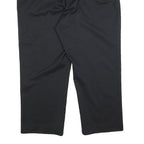 DICKIES Mens Cotton Blend Black Relaxed Straight Trousers W40 L26 Workwear Zip