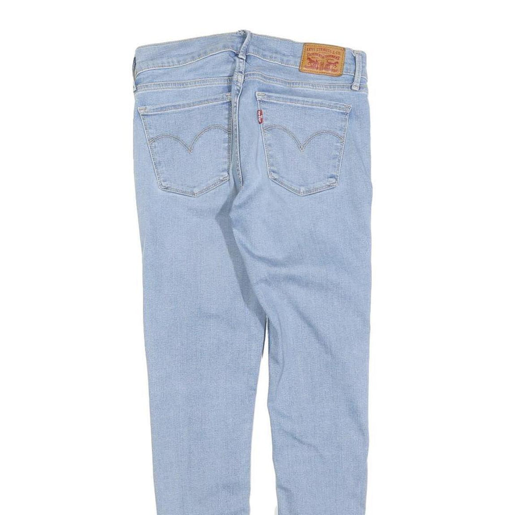 LEVI'S 710 Womens Jeans Blue Slim Skinny Denim Light W26 L27 Stretch Cotton