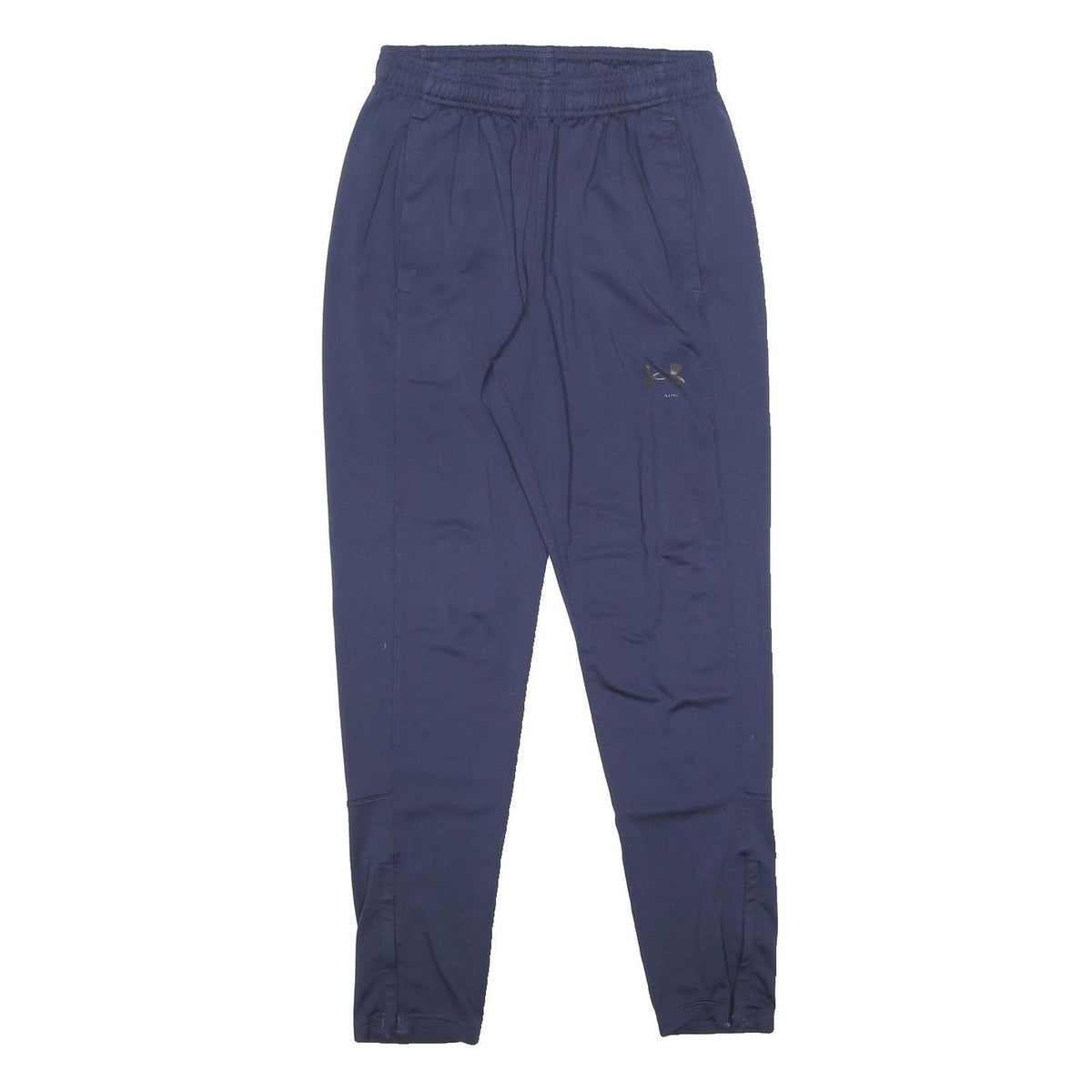 UNDER ARMOUR Mens Joggers Navy Blue M W26 L26 Polyester Sports Training Casual