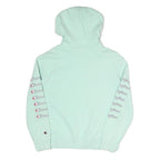 CHAMPION Womens Mint Green Hoodie M Cotton Blend Pullover M Fit Casual