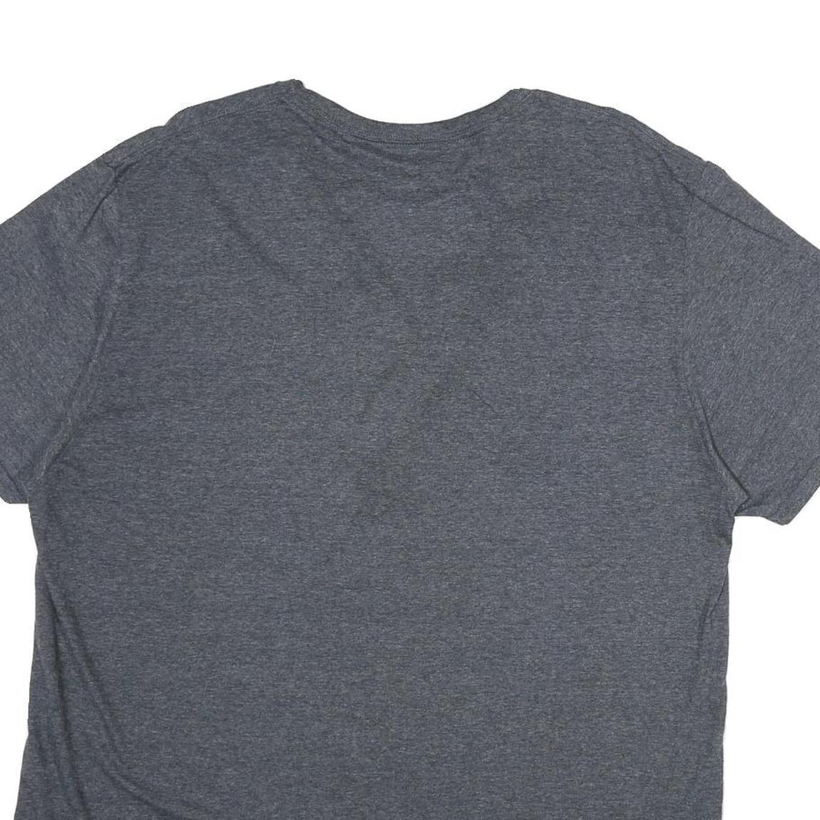 RUSSELL ATHLETIC Mens Grey Churchill Physical Education Graphic T-Shirt XL Short