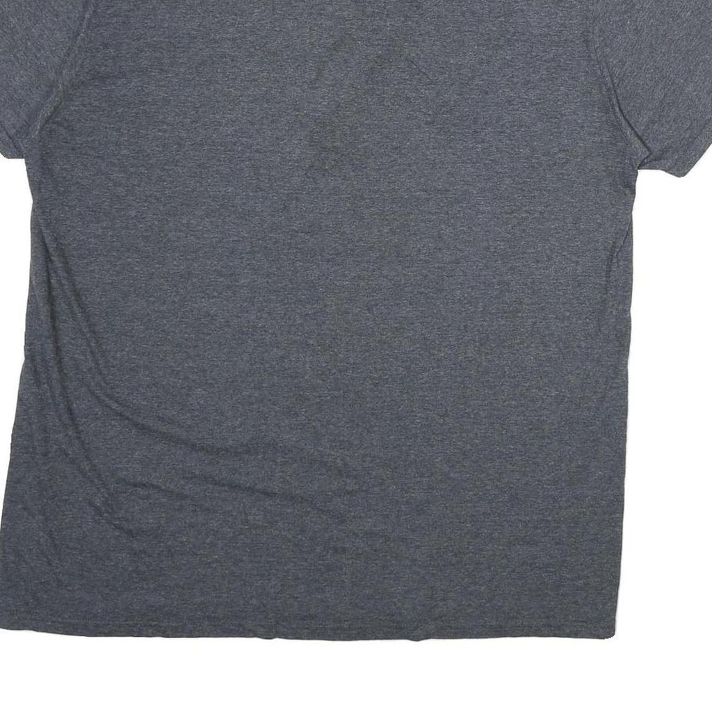 RUSSELL ATHLETIC Mens Grey Churchill Physical Education Graphic T-Shirt XL Short