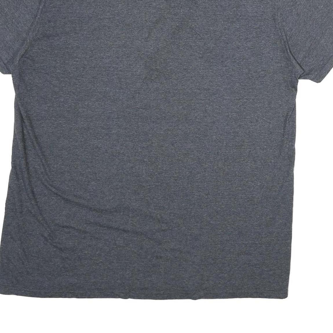 RUSSELL ATHLETIC Mens Grey Churchill Physical Education Graphic T-Shirt XL Short