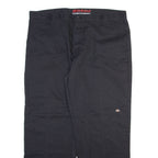 DICKIES Mens Trousers Black Relaxed Straight W40 L30