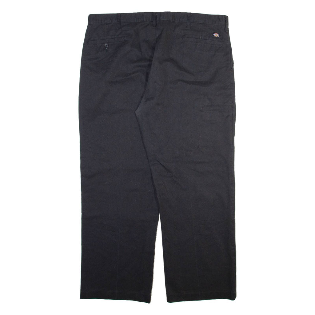 DICKIES Mens Trousers Black Relaxed Straight W40 L30