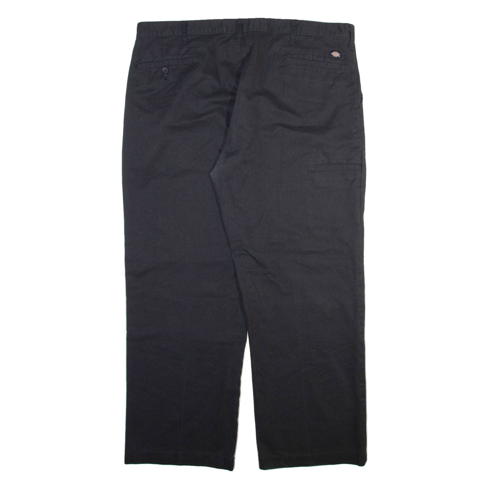 DICKIES Mens Trousers Black Relaxed Straight W40 L30