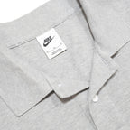NIKE Mens Grey Short Sleeve Plain Polo Shirt XL Cotton Casual Sportswear